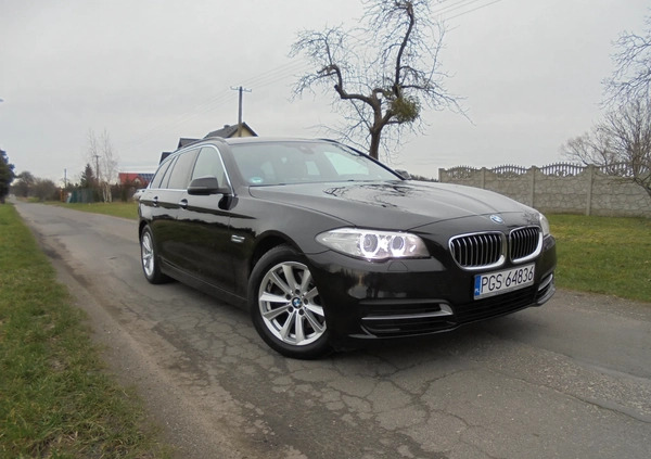 BMW Seria 5 cena 72999 przebieg: 186052, rok produkcji 2016 z Gostyń małe 781